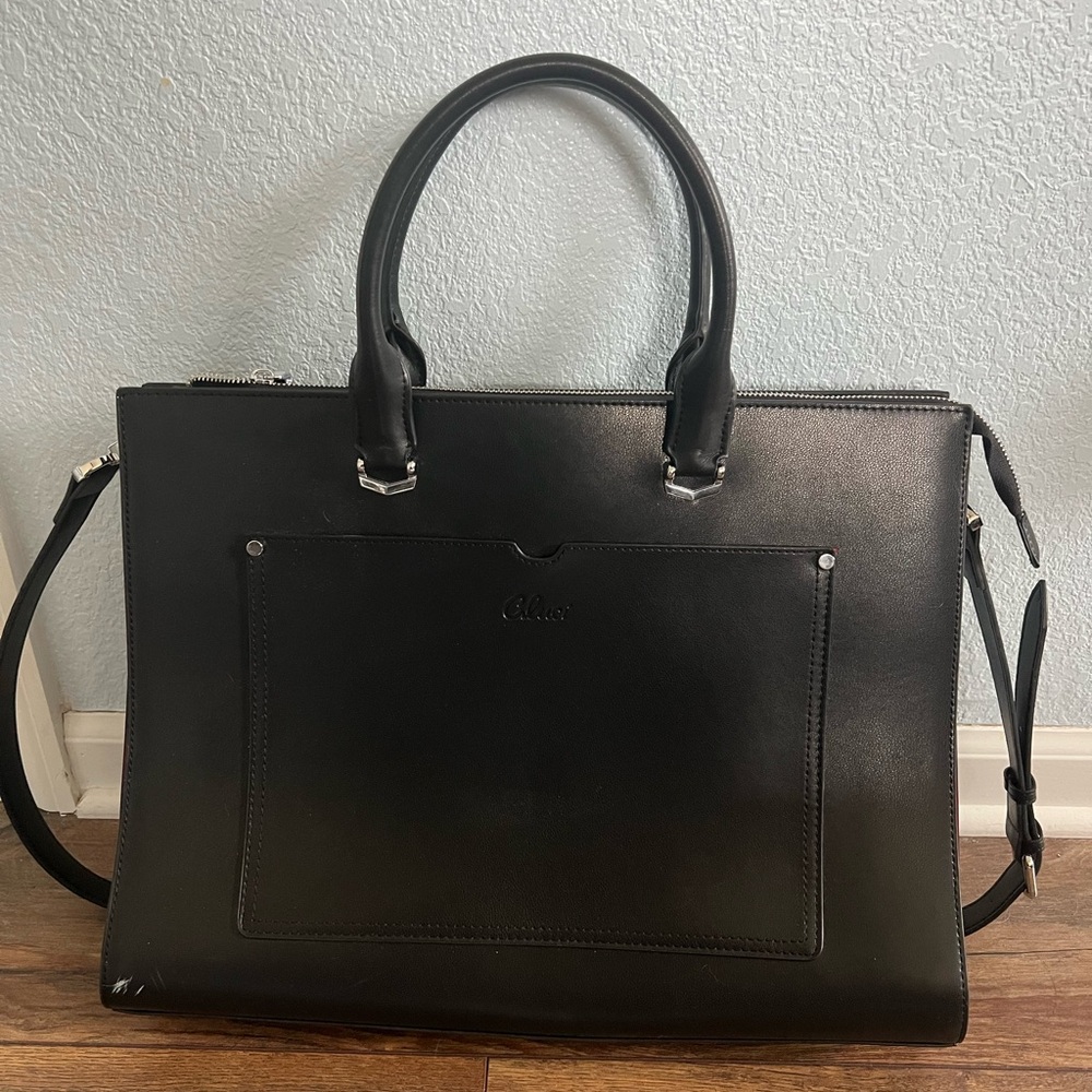 Cluci - Lauren Refined Leather Briefcase For Women